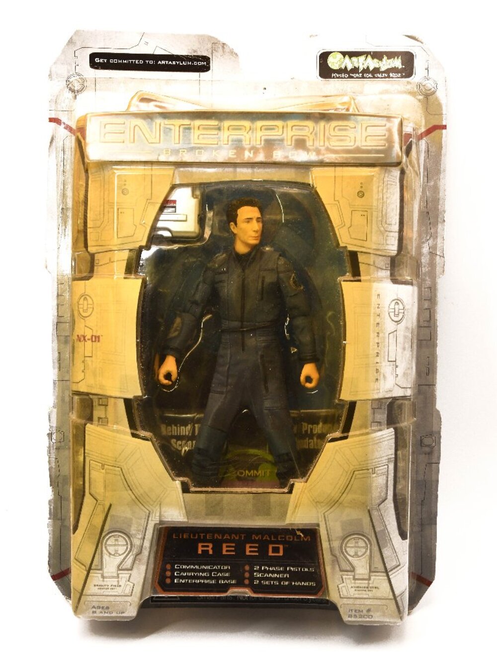 LT MALCOLM REED STAR TREK ENTERPRISE BROKEN BOW FIGURE ART ASYLUM! #85200
